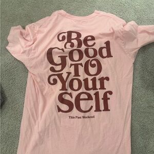 Theo Von Pink Graphic T-Shirt